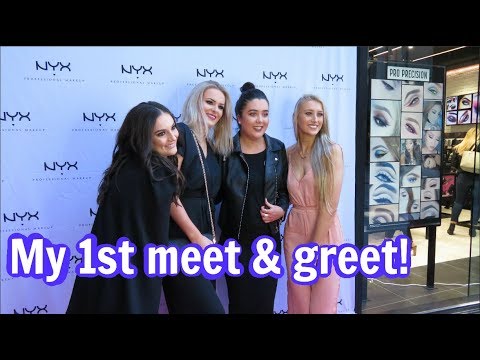 VLOG My 1st Meet  Greet With NYX Cosmetics