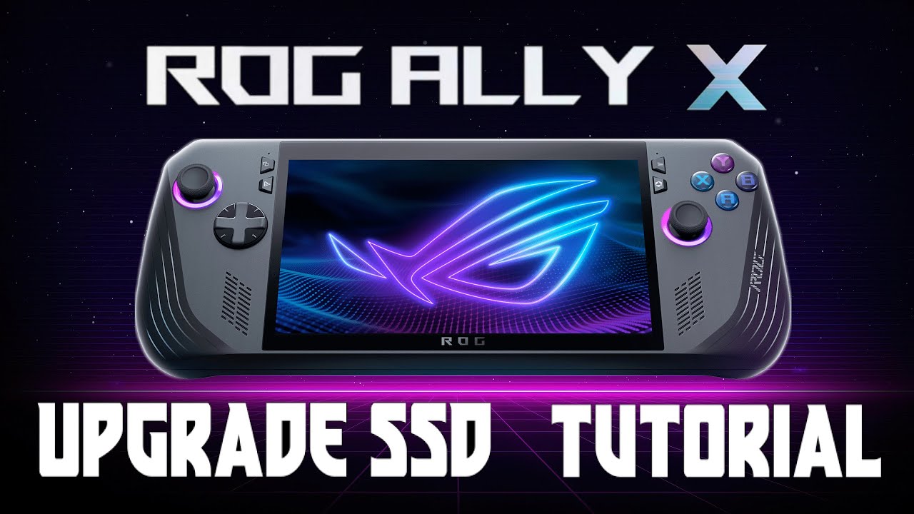 Upgrading SSD on ASUS Rog Ally X Tutorial (No Cloning) - YouTube