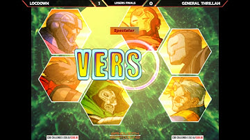 MvC2 - Bandwidth Beatdowns Week 2 Losers Finals - Locdown vs General Thrillah [4k/60fps]