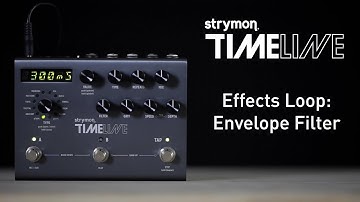 Strymon TimeLine - Effects Loop: Envelope Filter - Demo