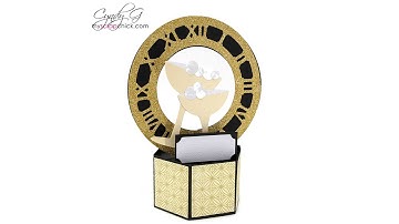 New Year Pop Up Card SVG Assembly Tutorial