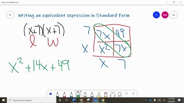 Writing Equivalent Expressions of Factor Form