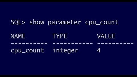 Should I set CPU_COUNT?
