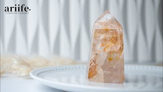 ローズクォーツ ゴールデンヒーラー / タワー ポイント【1