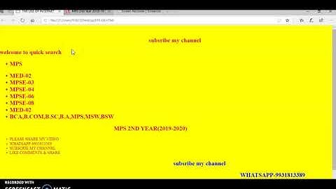 MPS- 2nd YEAR  ALL ASSIGNMENT SOLVED session-2019-20