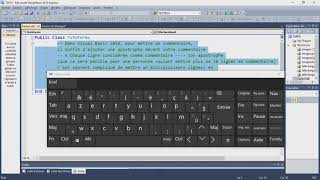 Visual Basic 20 COMMENT INSERER des Commentaires dans la feuille de Codes VB NET