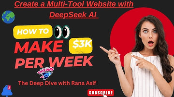 Build a Multi-Tool Website in Minutes Using DeepSeek!" Step-by-Step Guide