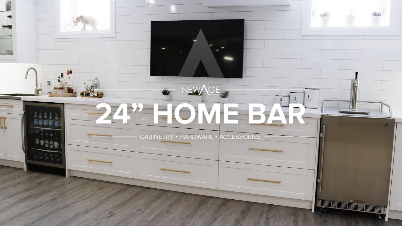 24" Home Bar Solutions Bar NewAge Products YouTube