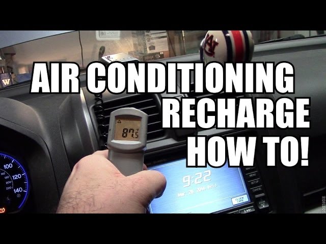 HOW TO: HONDA A/C System Recharge - EASY!