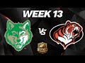 EPSL Football: HS Series: Buford Wolves vs Belleville Tigers - Week 13