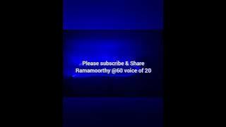 Un Marbil Vizhi Moodi/ Karaoke Track for Female Singers by Ramamoorthy @60 voice of 20