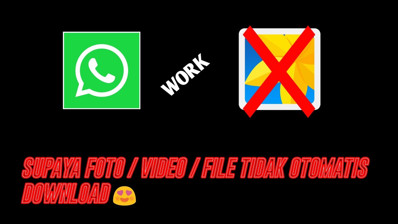 CARA SUPAYA FOTO/VIDEO DARI WHATSAPP TIDAK LANGSUNG TERSIMPAN DI GALERI