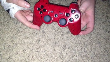 "Black Splatter" Custom PS3 Controller