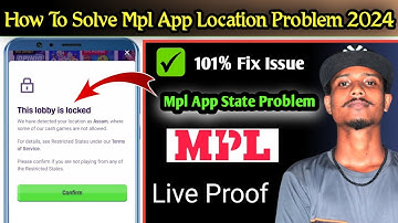 How To Solve Mpl App Location Problem | Mpl Pro App Location Problem Kaise Thik Kare | 101% Solution