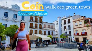 Coin, Spain - cozy ECO town. 4K Walk tour. Costa del Sol