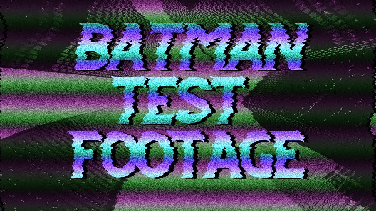 AnthoFilms© Batman Test Footage