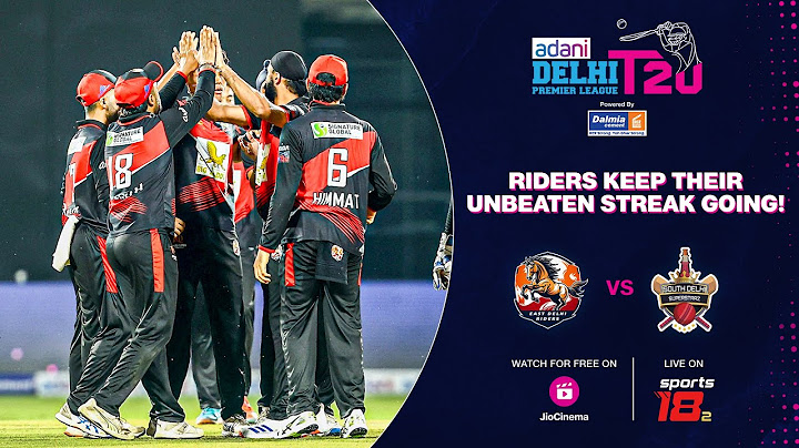 East Delhi Riders vs South Delhi Superstarz | DPL Highlights | JioCinema & Sports18