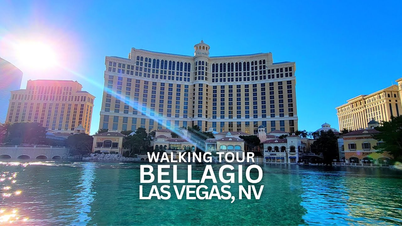 Exploring The Bellagio in Las Vegas, Nevada USA Walking Tour