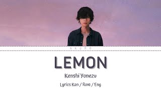 Kenshi Yonezu - Lemon Lyrics | Color Coded Lyrics