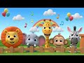 Zoo Animals Song for Kids 🎵 | Learn Animal Sounds &amp; Names