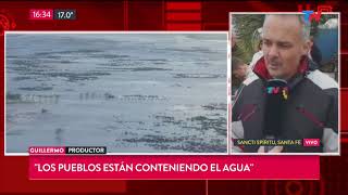 Inundaciones en el sur de Santa Fe