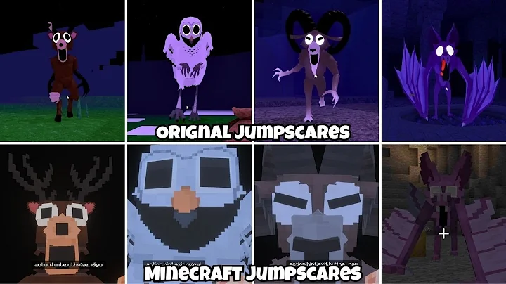 99Nights in the Forest: All Jumpscares Vs Minecraft Jumpscares(showcase)