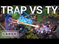 StarCraft 2: TOP-LEVEL PROTOSS VS TERRAN! (Trap vs TY)