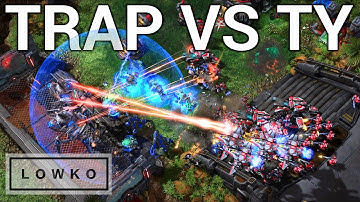 StarCraft 2: TOP-LEVEL PROTOSS VS TERRAN! (Trap vs TY)