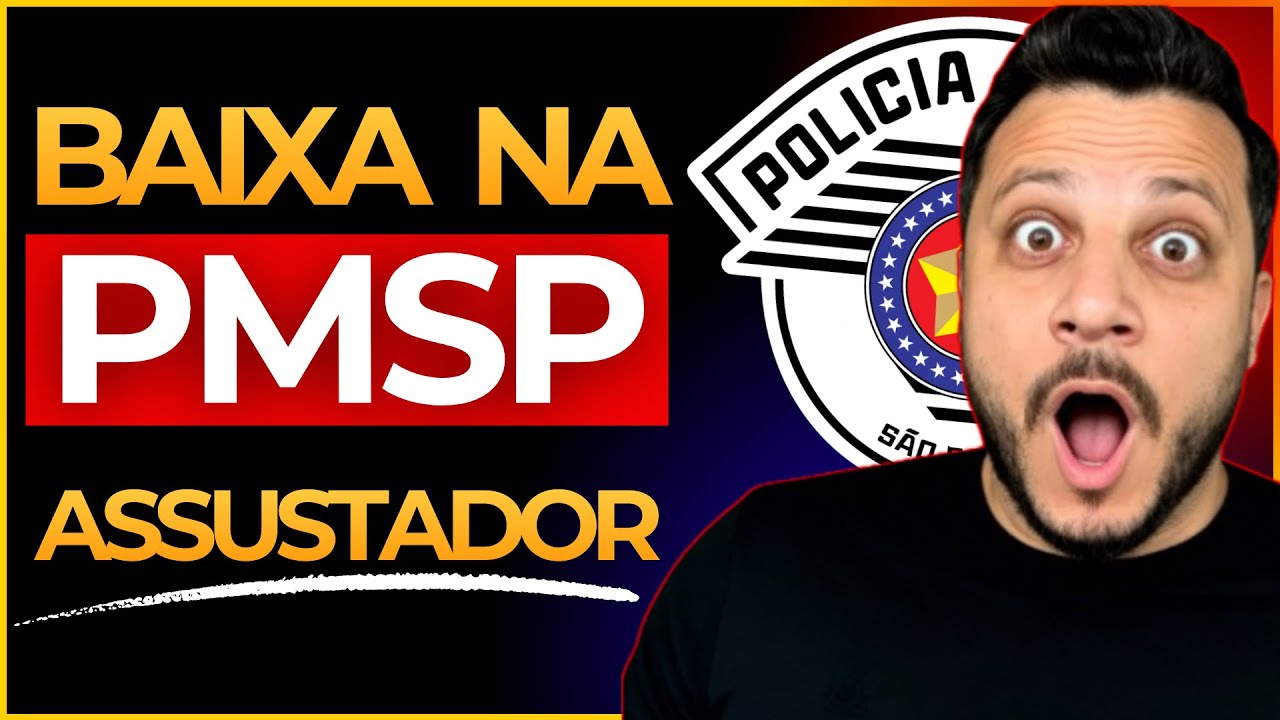 PMSP ENFRENTA BAIXA HISTÓRICA - CONCURSO PMSP