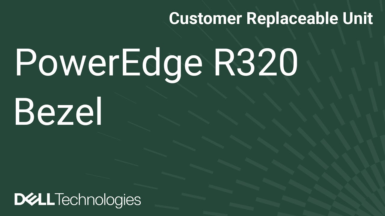 PowerEdge R320 : Front Bezel