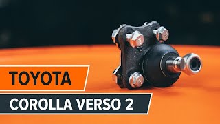 Montera Spindelled TOYOTA COROLLA Verso (ZER_, ZZE12_, R1_): gratis video