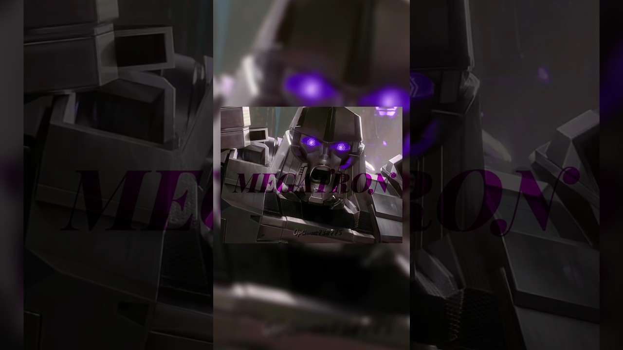 What if Megatron's eyes turned purple? 