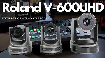 Roland 4K Video Switcher w/ PTZ Camera Controls