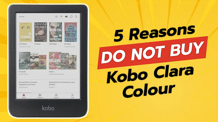 DON'T BUY Kobo Clara Colour BEFORE WATCHING THIS VIDEO! 🚫📚