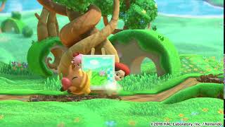 Kirby Star Allies - Adeleine & Ribbon Gameplay