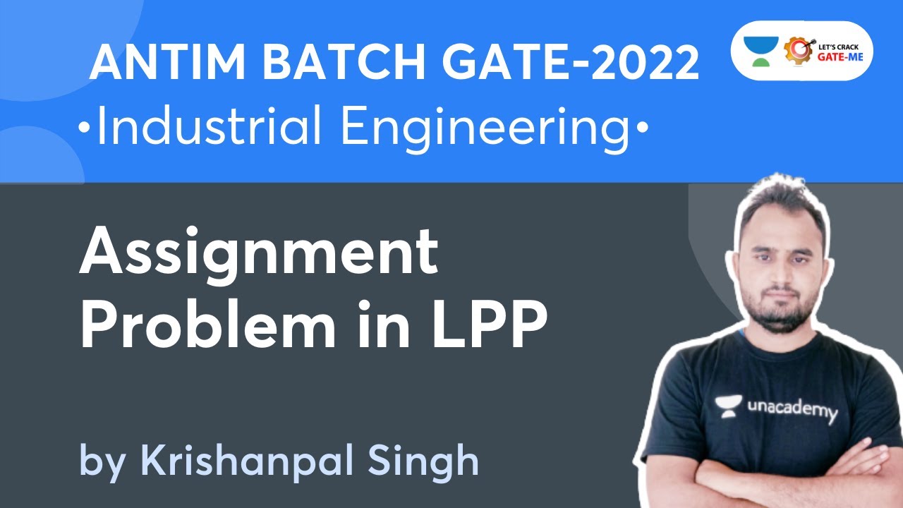 assignment problem in lpp