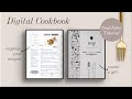 Digital recipe book for ipad  goodnotes tutorial  keep your family recipes organized and alive