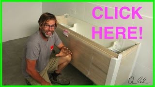 How to Install a Wall Hung Vanity. G