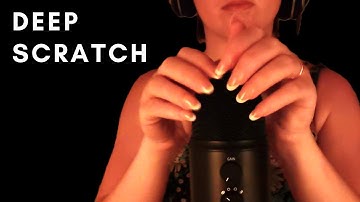 ASMR - WARNING: Extreme Tingles ⚠️ Nail Mic Scratching with NO Cover! No Talking, Just Tingles 💥