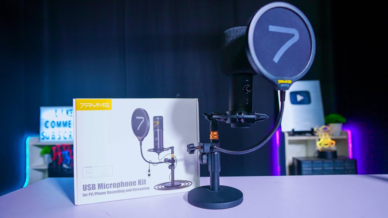 PERFECT at THE BEST budget Microphone? 7RYMS SRAU01K2 Microphone