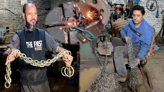 Impressive Process of Making Steel Chain Inside The Factory | How Chain Made