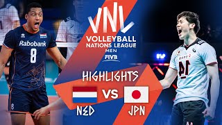 NED vs. JPN - Highlights Week 1 | Men's VNL 2021