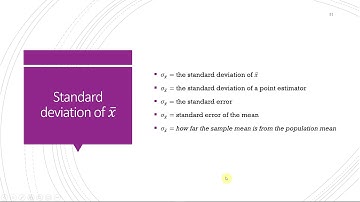 Chapter 7   Sampling Distributions Mean and sd