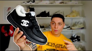 A Designer Gem Chanel Black White Trainer Review On Foot