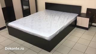 Кровать «Марс» 160х200 см видео Полутороспальная кровать Аврора