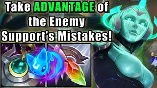 Soraka Taking Advantage of Enemy Karma's Mistakes! | Diamond Support | Patch 14.8