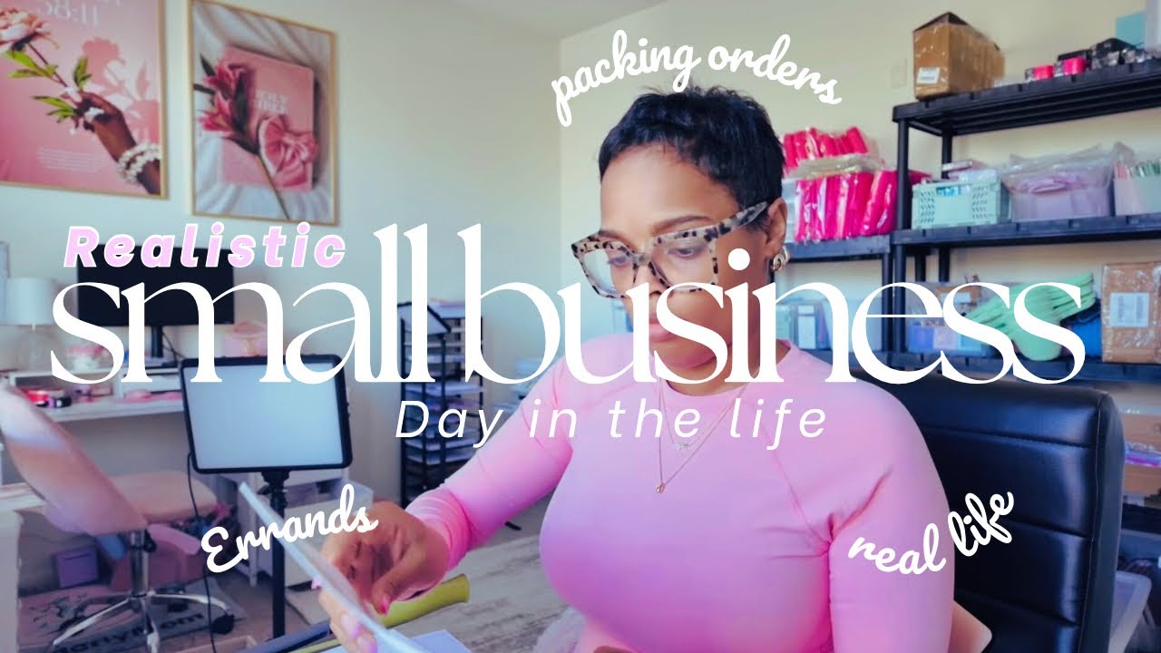 Один день из моей жизни владельца малого бизнеса | Упаковка заказов, планирование и закулисная ра...