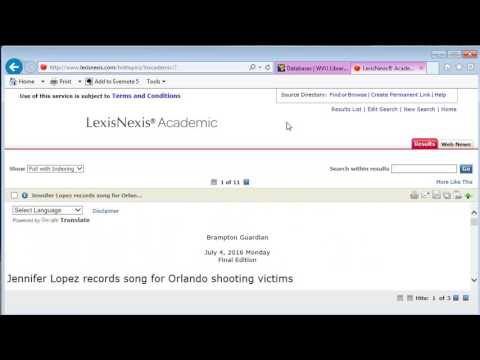 Lexis Nexis Demo