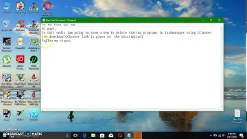 How to delete startup programs in task manager using a software...