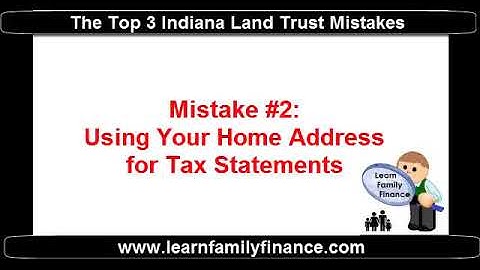 Top 3 Indiana Land Trust Mistake